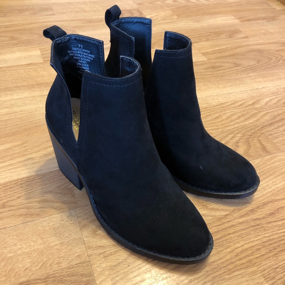Black booties